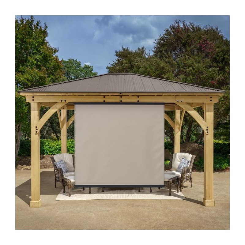 Yardistry 7.5 x 7.5 Outdoor Roller Shade Kit (YM12727COM)