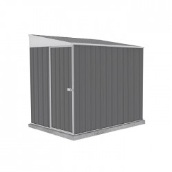 Absco Durango 5' x 7' Metal Bike Shed Kit - Woodland Gray (AB1140)