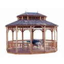 Handy Home 12x16 Monterey Oval Gazebo with Floor Kit (19520-4) 