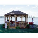 Handy Home 12x16 Monterey Oval Gazebo with Floor Kit (19520-4) 