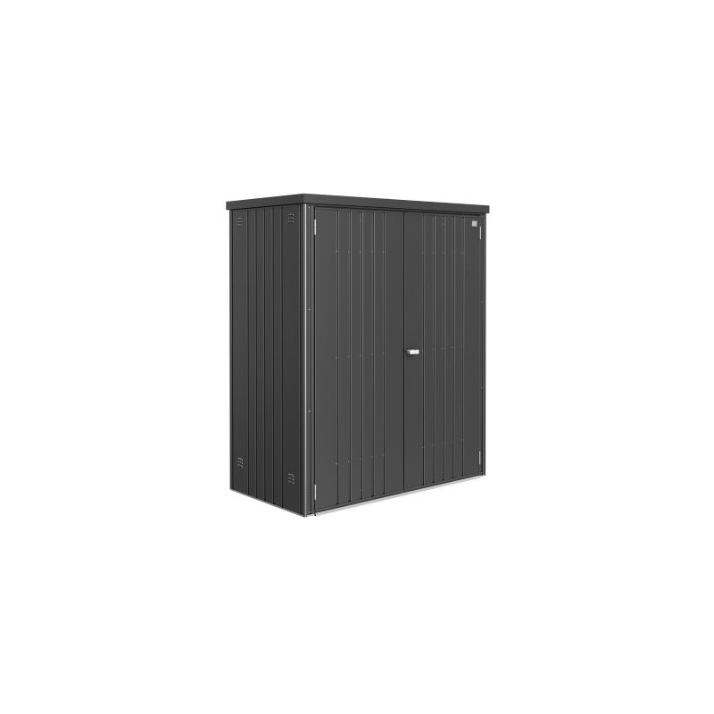 Biohort Equipment Locker 150 - 5' x 2.7' x 6' with Floor Kit - Dark Gray (BIO1107)