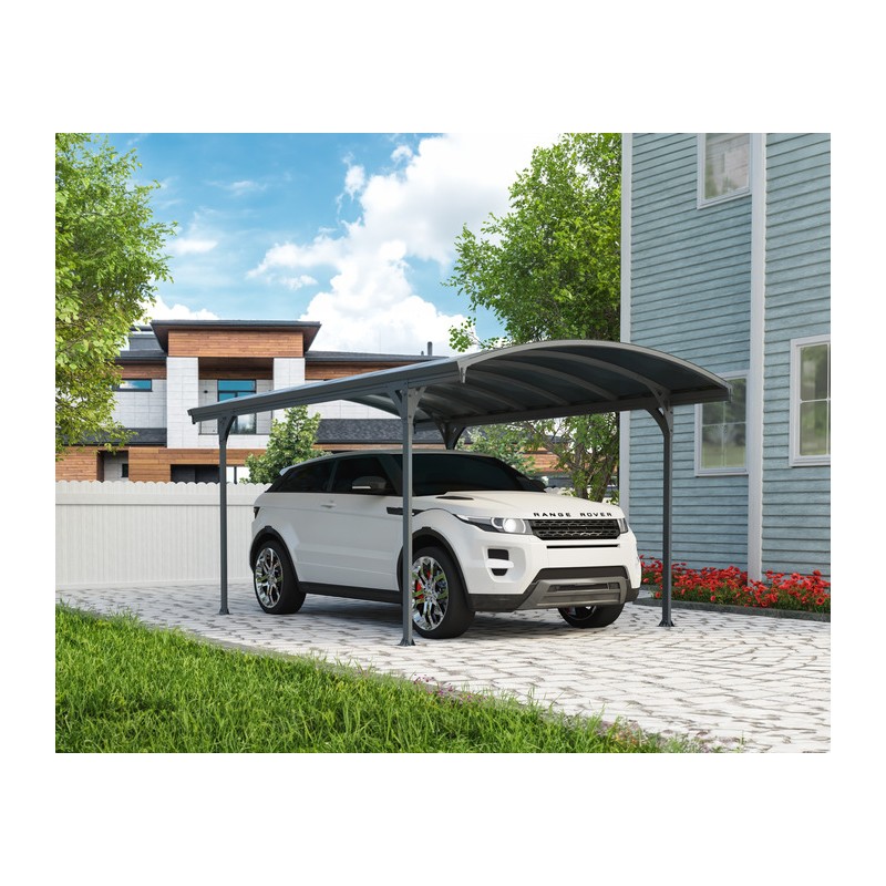 Palram – Canopia 16x9.5 Vitoria 5000 Carport Kit - Gray (HG9130)