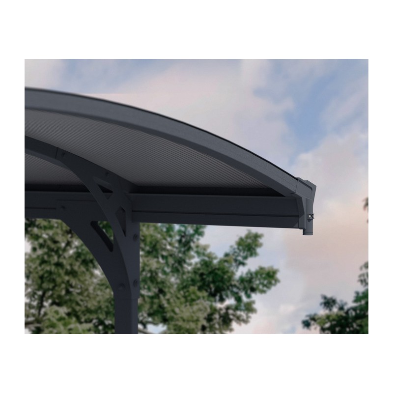 Palram – Canopia 16x9.5 Vitoria 5000 Carport Kit - Gray (HG9130)