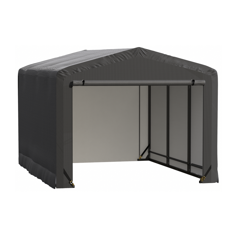 Shelterlogic ShelterTube 10x14x8 Garage Kit Wind and Snow Load Rated - Gray (SQAACC0103C01001408)