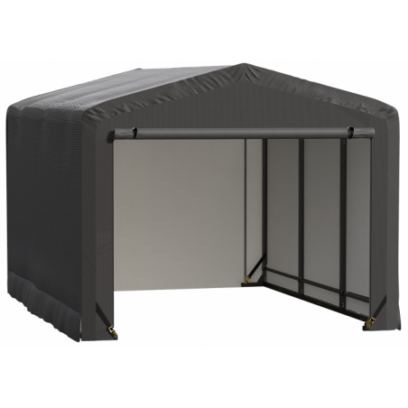 Shelterlogic ShelterTube 10x14x8 Garage Kit Wind and Snow Load Rated - Gray (SQAACC0103C01001408)