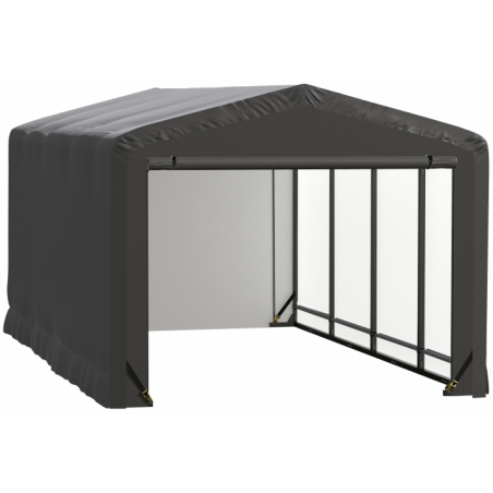Shelterlogic ShelterTube 10x18x8 Garage Kit Wind and Snow Load Rated - Gray (SQAACC0103C01001808) Shelterlogic ShelterTube 10x18x8 Garage Kit Wind and Snow Load Rated - Gray (SQAACC0103C01001808)