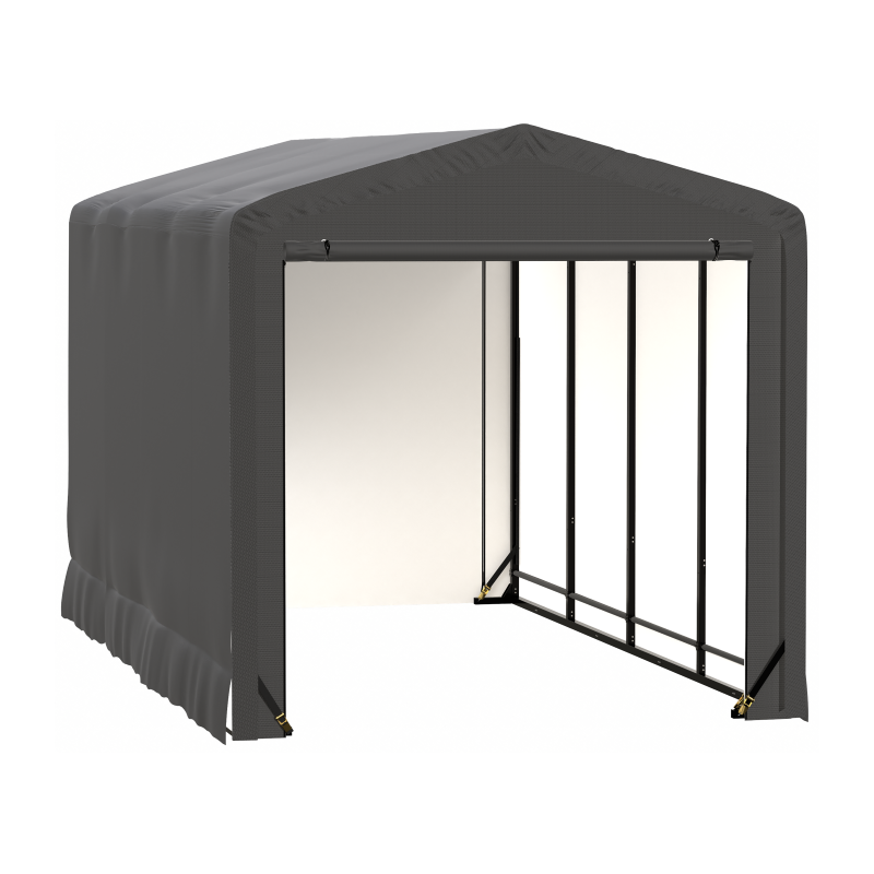 Shelterlogic ShelterTube 10x18x10 Garage Kit Wind and Snow Load Rated - Gray (SQAACC0103C01001810)