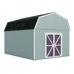 Little Cottage Co. Classic Workshop 12x16 Wood Storage Shed Kit (12x16 CWS-PC