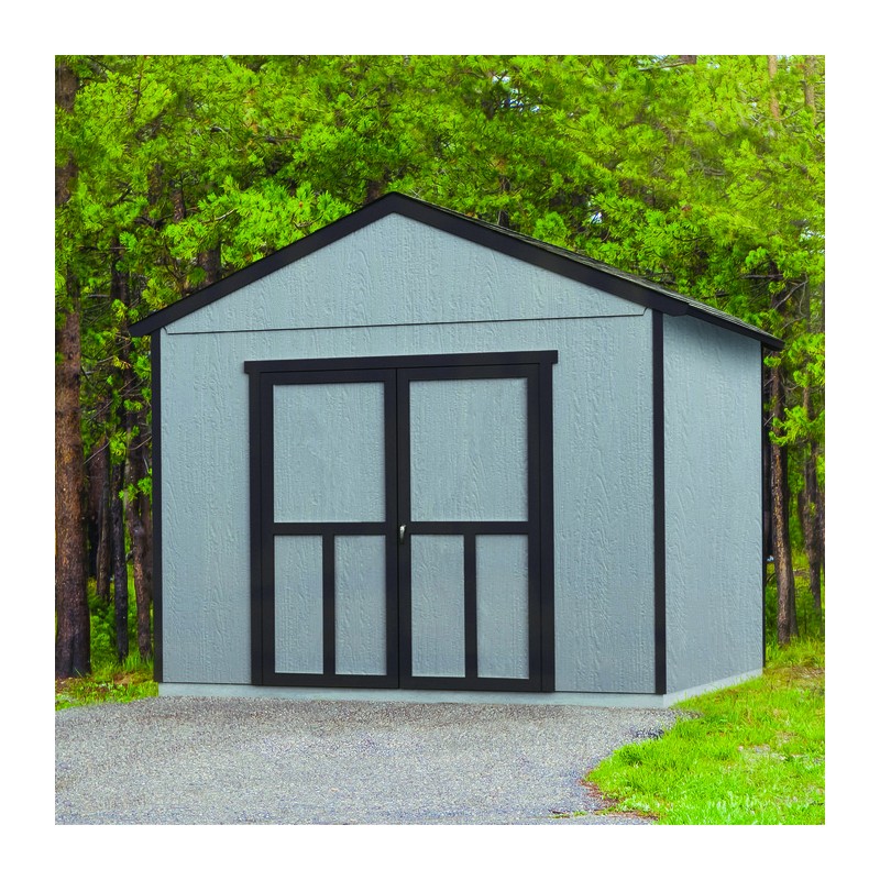 Handy Home 10x8 Rookwood Wood Storage Shed Kit w/ Floor (19426-9)