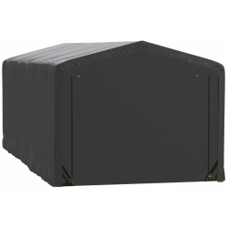 Shelterlogic ShelterTube 12x27x8 Garage Kit Wind and Snow Load Rated - Gray (SQAACC0103C01202708)