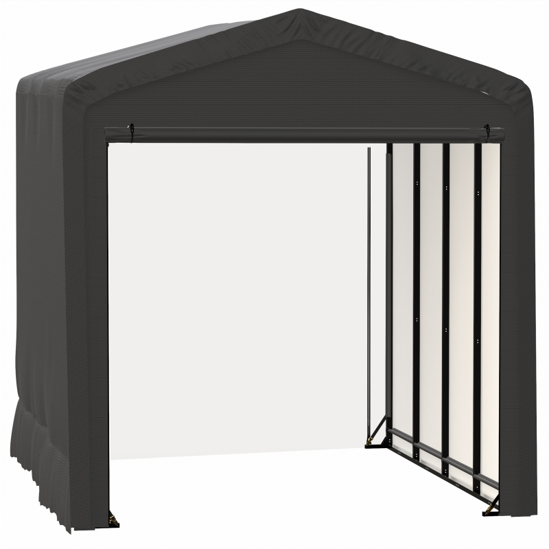 Shelterlogic ShelterTube 14x27x16 Garage Kit Wind and Snow Load Rated - Gray (SQAACC0103C01402716)