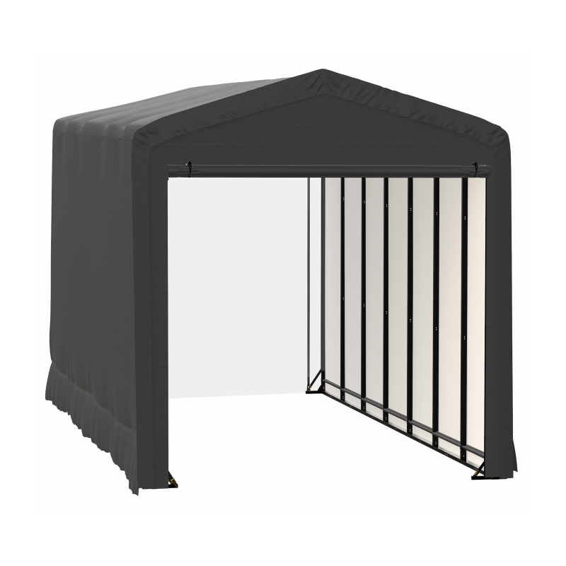 Shelterlogic ShelterTube 14x32x16 Garage Kit Wind and Snow Load Rated - Gray (SQAACC0103C01403216)