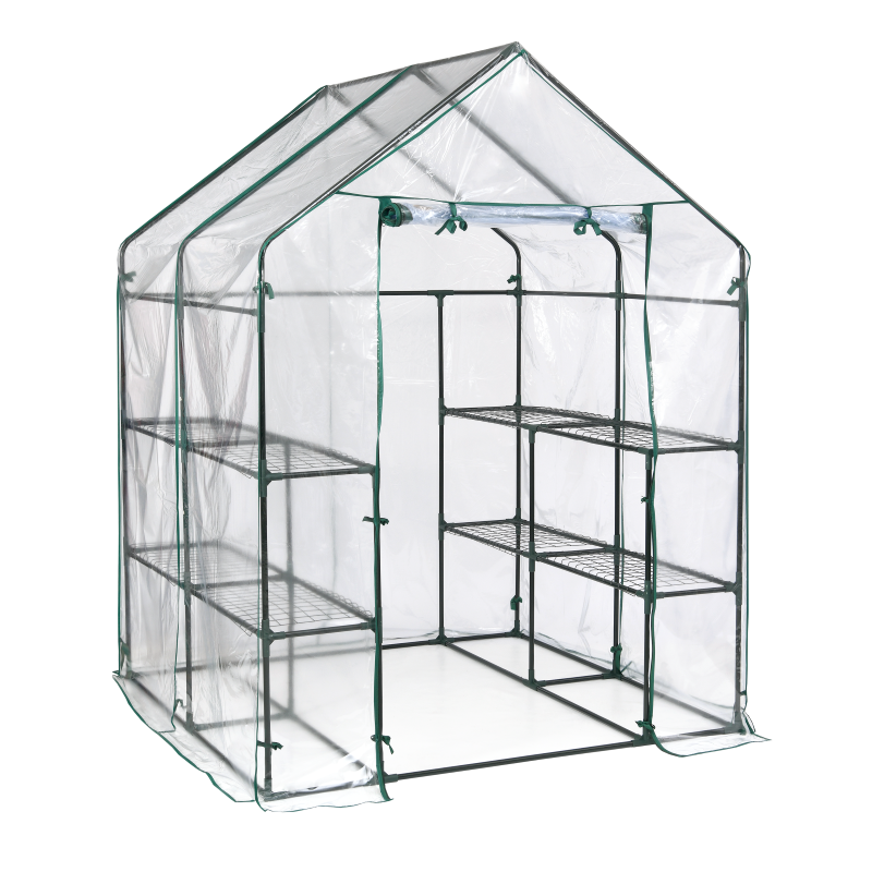 Shelterlogic Miracle-Gro 4ft 8" x 4ft 8" x 6ft 5" Mini Greenhouse Kit - (70527)