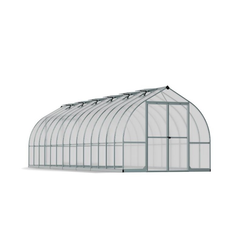Palram - Canopia Bella 8' x 28' Greenhouse - Silver (HG5428)