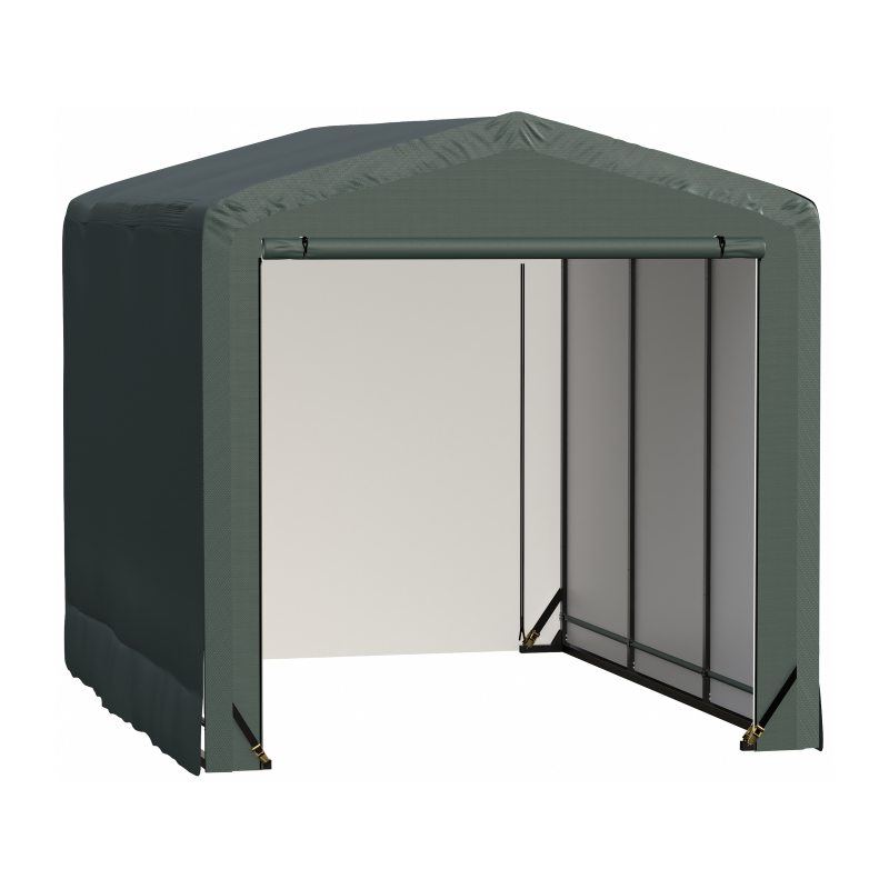 Shelterlogic ShelterTube 10x14x10 Garage Kit Wind and Snow Load Rated - Green (SQAACC0104C01001410)