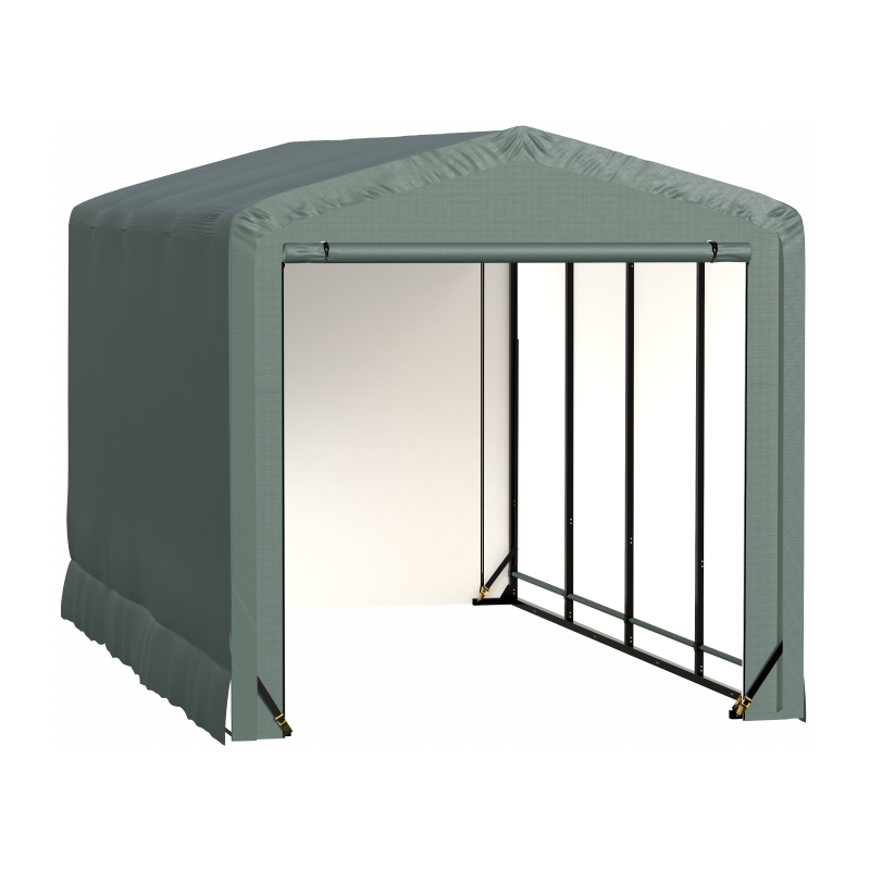 Shelterlogic ShelterTube 10x18x10 Garage Kit Wind and Snow Load Rated - Green (SQAACC0104C01001810)