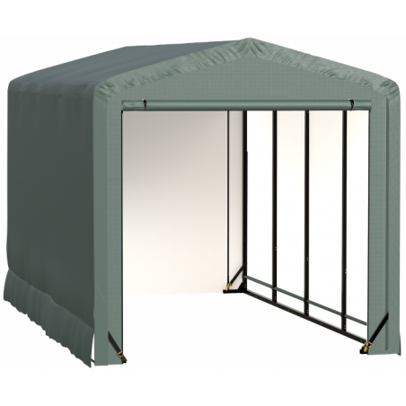 Shelterlogic ShelterTube 10x18x10 Garage Kit Wind and Snow Load Rated - Green (SQAACC0104C01001810)