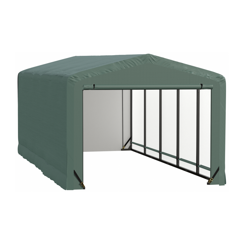 Shelterlogic ShelterTube 10x23x8 Garage Kit Wind and Snow Load Rated - Green (SQAACC0104C01002308)