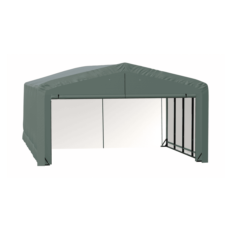 Shelterlogic ShelterTube 20x32x12 Garage Kit Wind and Snow-Load Rated - Green (SQAADD0104C02003212)