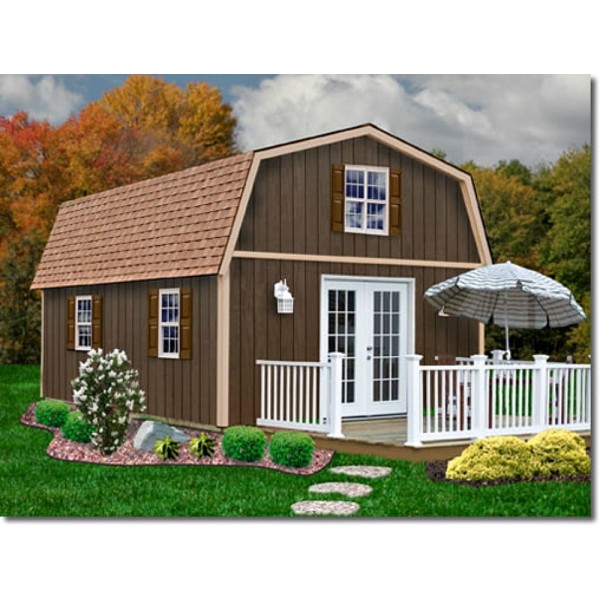 Best Barns Richmond 16x32 Wood Storage, Who Makes The Best Wood Storage Sheds