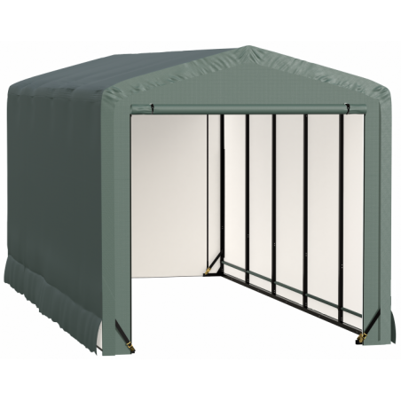 Shelterlogic ShelterTube 14x27x16 Garage Kit Wind and Snow Load Rated - Green (SQAACC0104C01402716)