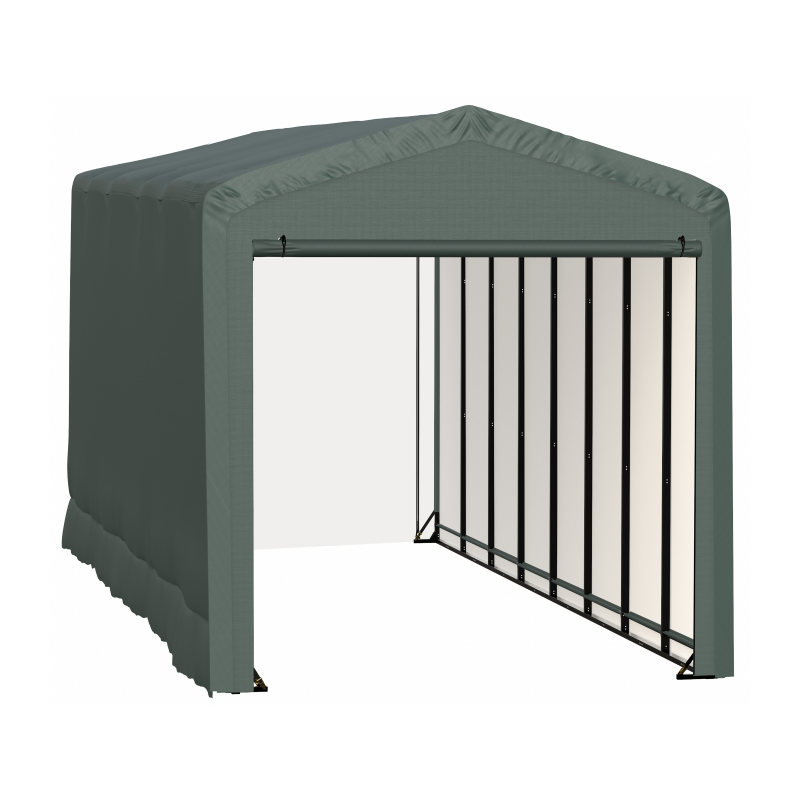 Shelterlogic ShelterTube 14x40x16 Garage Kit Wind and Snow Load Rated - Green (SQAACC0104C01404016)