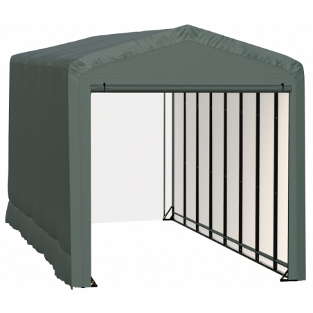 Shelterlogic ShelterTube 14x40x16 Garage Kit Wind and Snow Load Rated - Green (SQAACC0104C01404016)