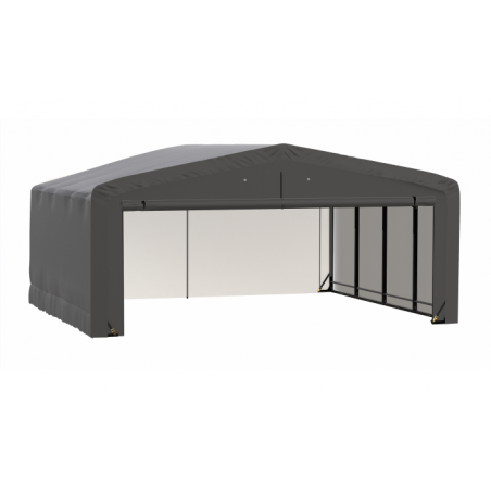 Shelterlogic ShelterTube 20x27x10 Garage Kit Wind and Snow Load Rated - Gray (SQAADD0103C02002710)