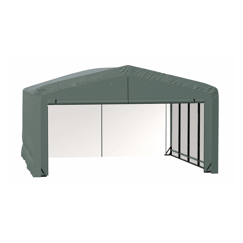 Shelterlogic ShelterTube 20x18x12 Garage Kit Wind and Snow-Load Rated - Green (SQAADD0104C02001812)
