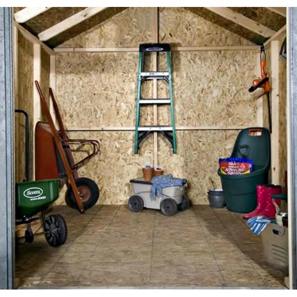 Handy Home Kingston 8x8 Wood Storage Shed Kit (18275-4)