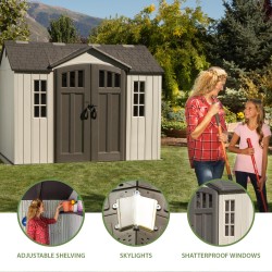 Lifetime 10x8 Outdoor Storage Shed Kit w/ Vertical Siding (60243)