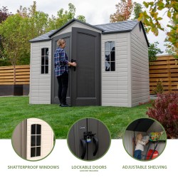 Lifetime 10x8 Outdoor Storage Shed Kit (60393)