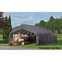 ShelterLogic 18x20x9 ShelterCoat Peak Style - Gray (80043)
