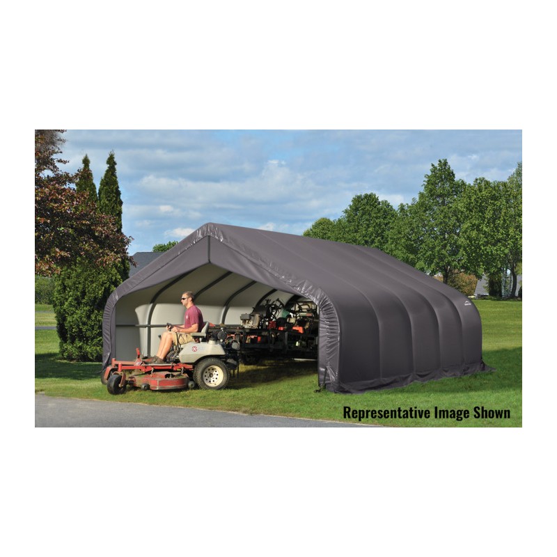 ShelterLogic 18x20x9 ShelterCoat Peak Style - Gray (80043)