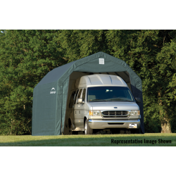 ShelterLogic 12x20 ShelterCoat Garage Barn Kit - Gray (97053)