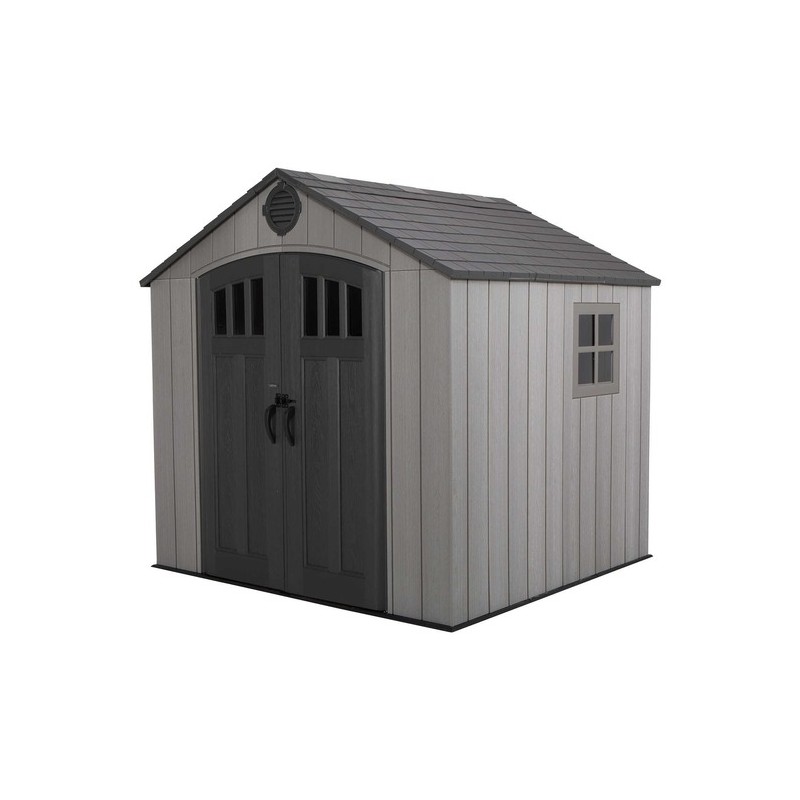 Lifetime 8 ft. x7.5 ft. Plastic Outdoor Storage Shed Kit (60299A)