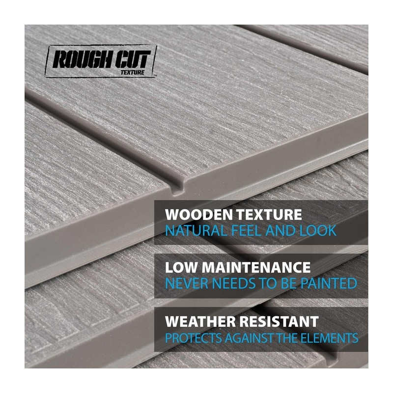 Lifetime 8 ft. x7.5 ft. Plastic Outdoor Storage Shed Kit (60299A)