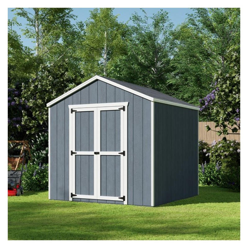 Little Cottage Co. 8x14 Value Gable Wood Storage Shed Kit (8x14 VGS-PC)