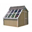 Handy Home Phoenix 8x10 Solar Shed Greenhouse Kit w/ Floor (18160-3)