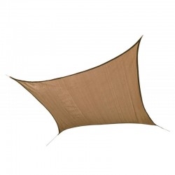 Shelter Logic 12ft Square Shade Sail - Sand (25722)