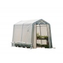 Shelter Logic 6x8x6 Rib Peak Style Greenhouse Kit - Translucent (70652)