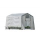 Shelter Logic 10x10x8 ft Rib Peak Style Greenhouse Kit - Translucent (70656)