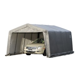 Shelter Logic 12x16x8 Peak Style Shelter Kit - Grey (62697)