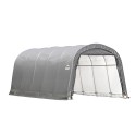 Shelter Logic 12x20x8 ft Round Style Shelter Kit - Grey 62780