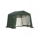 Shelter Logic 8x8x8 Peak Style Shed Shelter Kit - Green (71804)