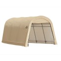 Shelter Logic 10x15x8 ft Round Style Auto Shelter Kit - Sandstone (62689)
