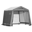 Shelter Logic 10x10x8 Peak Style Storage Shed Kit - Grey (70333)