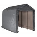 Shelter Logic 6x12x8 Peak Style Storage Shed - Grey (70413)