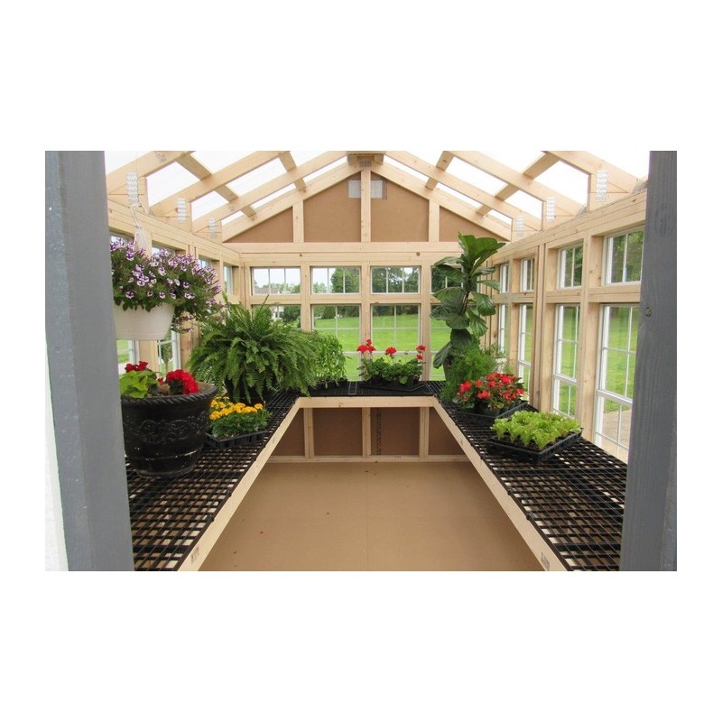 EZ-Fit Shed 10x14 Greenhouse Kit (ez_greenhouse1014)