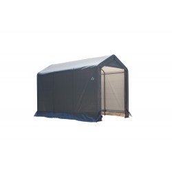 Shelter Logic 6x10x6 Peak Style Storage Shed - Grey (70403)